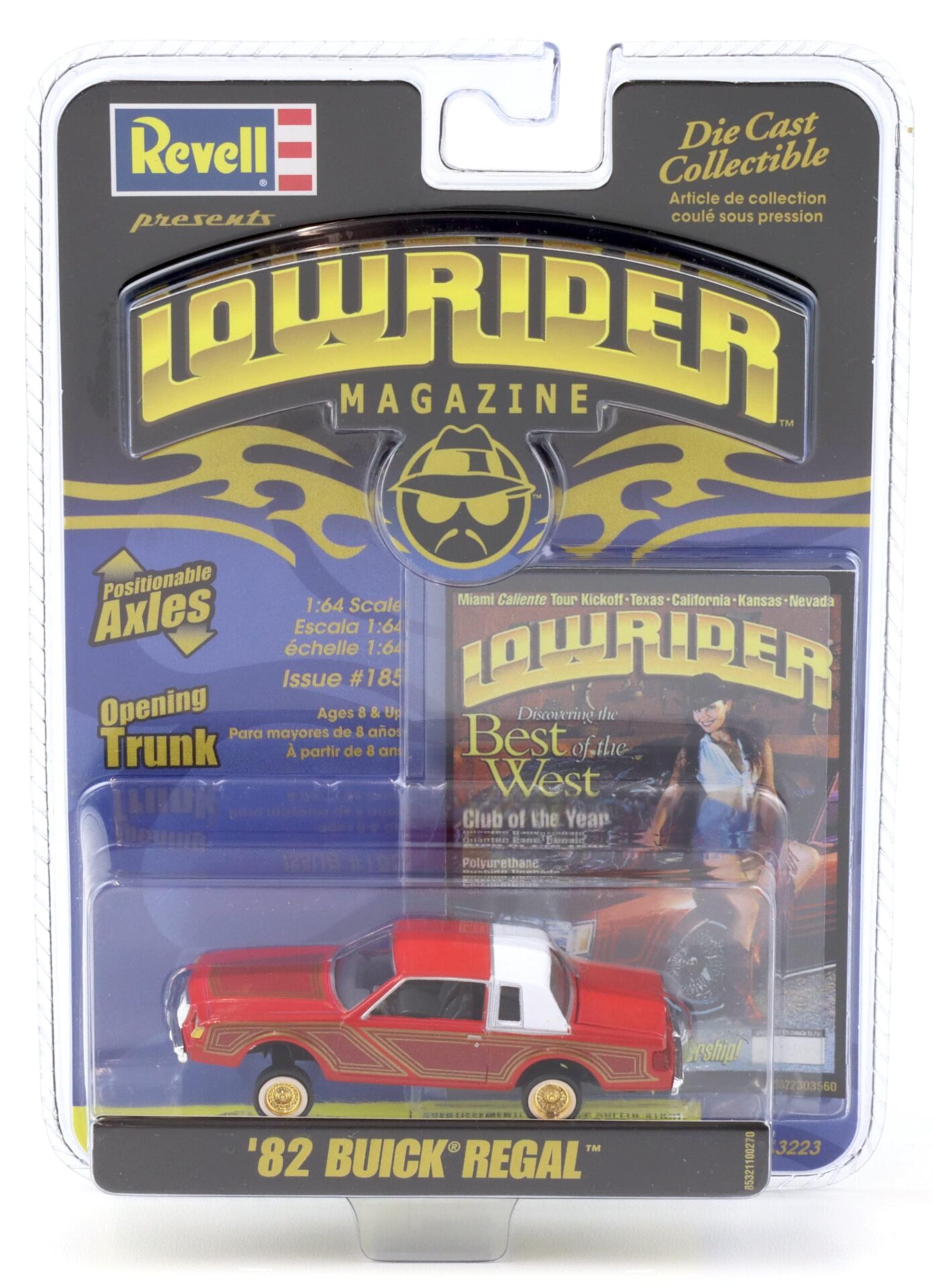 1:64 Revell Lowrider 1982 Buick Regal red/white #185 Best of the West