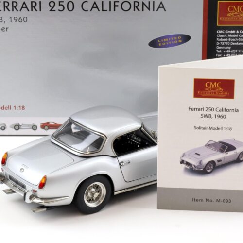 1:18 CMC Ferrari 250 California SWB 1960 silver M-093