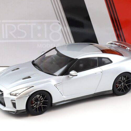 1:18 First18 Models Nissan GT-R R35 Coupe 2017 silver metallic