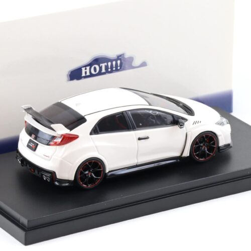 1:43 Ebbro Honda Civic Type R 2015 Japanese License Plate Championship white