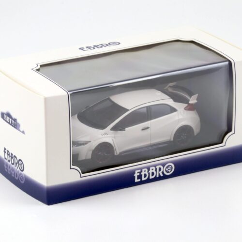 1:43 Ebbro Honda Civic Type R 2015 Japanese License Plate Championship white