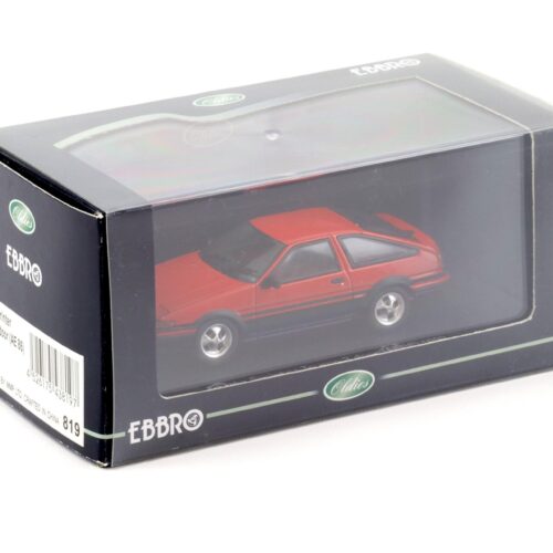 1:43 Ebbro Toyota Sprinter Trueno 3-door (AE86) red 1983