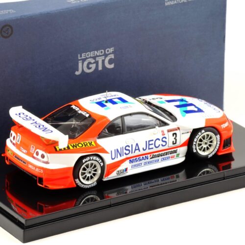 1:43 Ebbro Nissan Skyline R33 UNISIA JECS SKYLINE JGTC 1998 #3 white