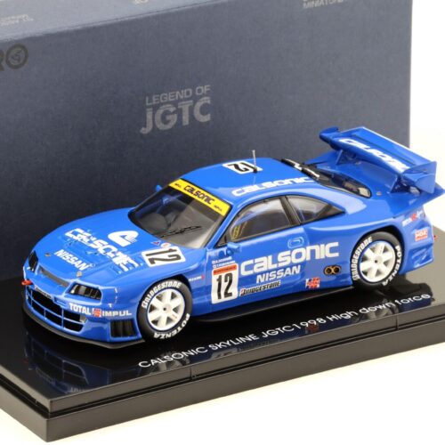 1:43 Ebbro Nissan Skyline R33 Calsonic Skyline #12 JGTC 1998 HDF blue