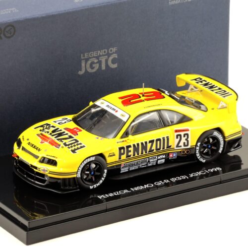 1:43 Ebbro Nissan GT-R R33 PENNZOIL NISMO GT-R #23 JGTC 1998 yellow