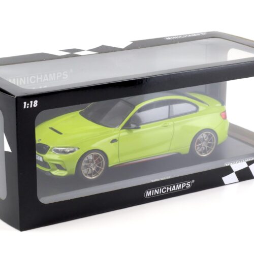 1:18 Minichamps BMW M2 CS (F87) Coupe 2020 green/ gold wheels