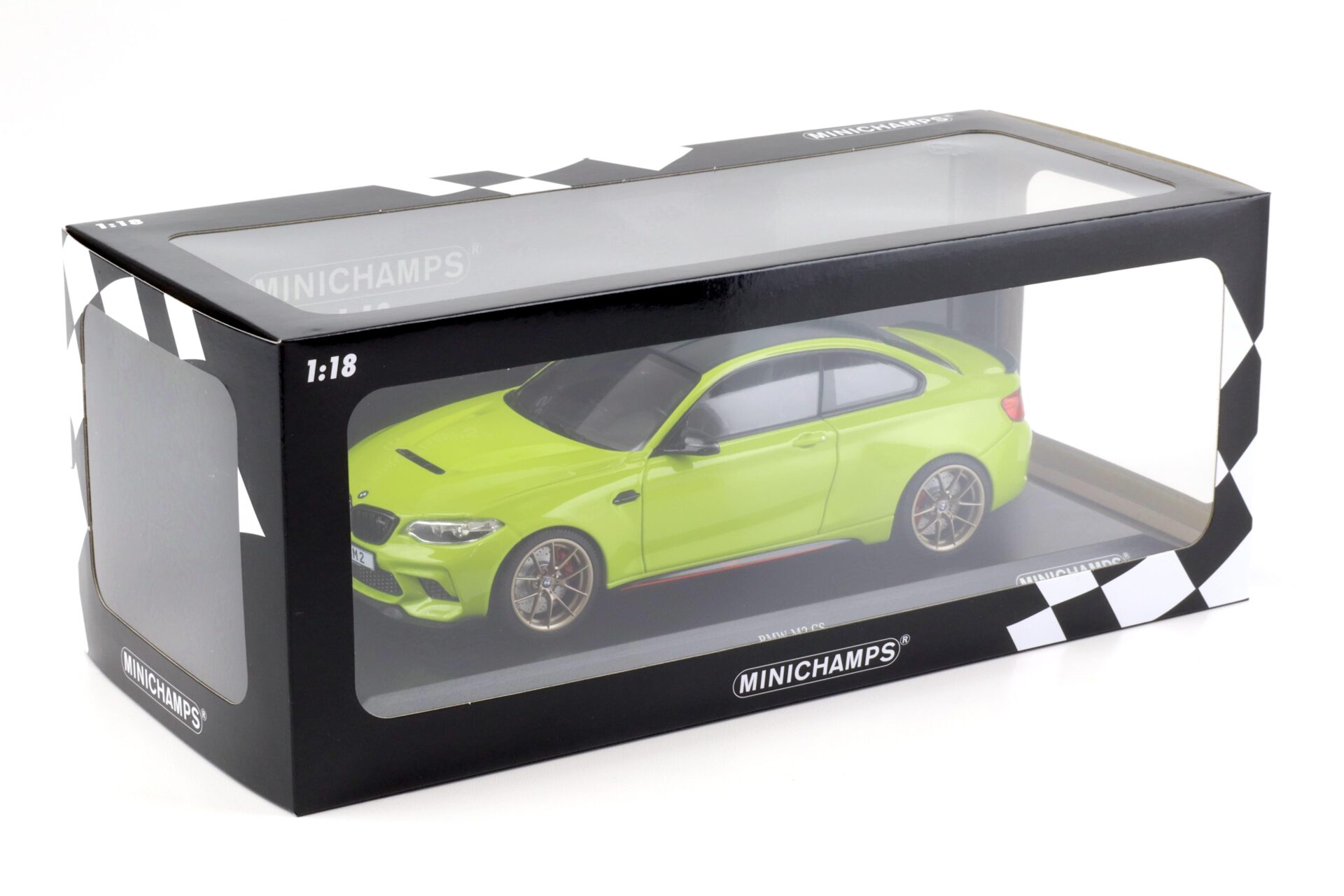 1:18 Minichamps BMW M2 CS (F87) Coupe 2020 green/ gold wheels