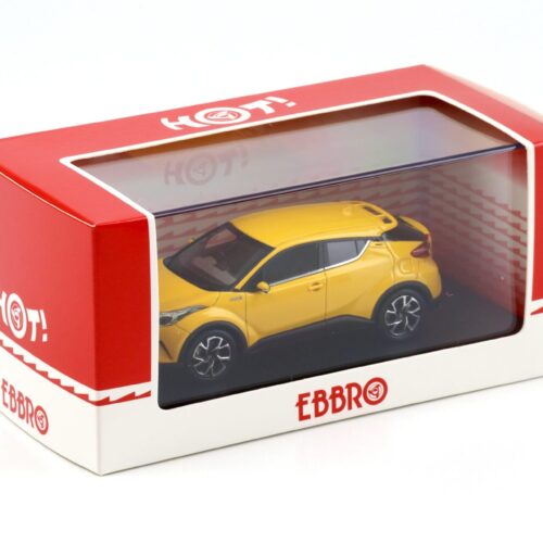1:43 Ebbro Toyota C-HR yellow 2016