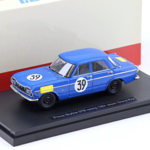 1:43 Ebbro Nissan Prince Skyline GTB 1964 Japan GP #39 Yoshikazu Sunako blue