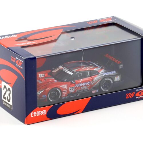 1:43 Ebbro Nissan GT-R Super GT500 XANAVI NISMO 2008 #23 Motoyama