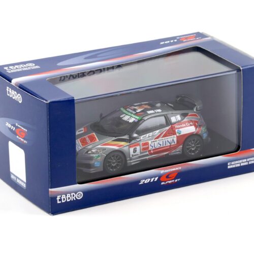 1:43 Ebbro Honda CR-Z Legend Cup 2011 Sustina #6 Kurosawa grey