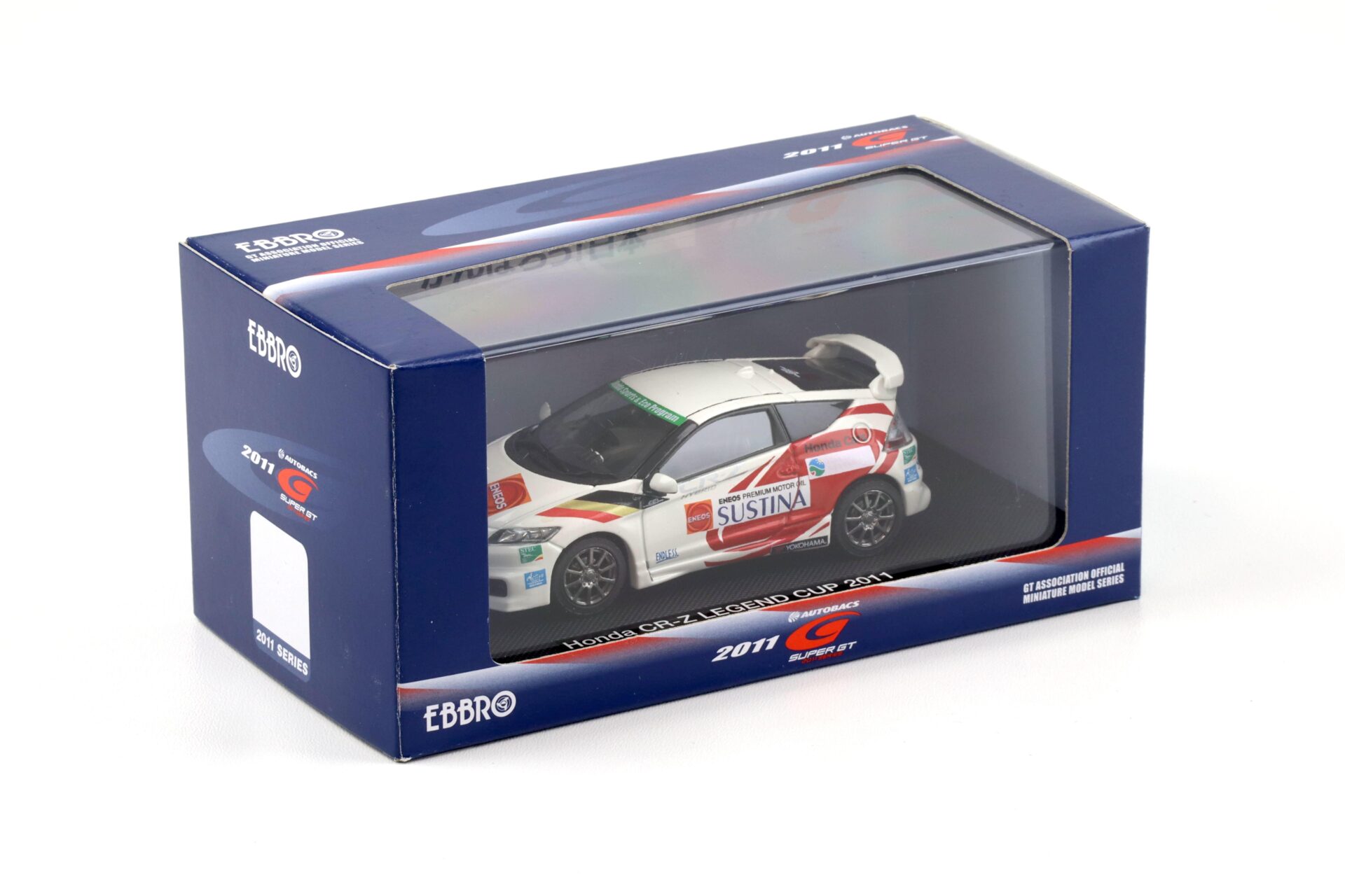 1:43 Ebbro Honda CR-Z Legend Cup SET A 2011 white