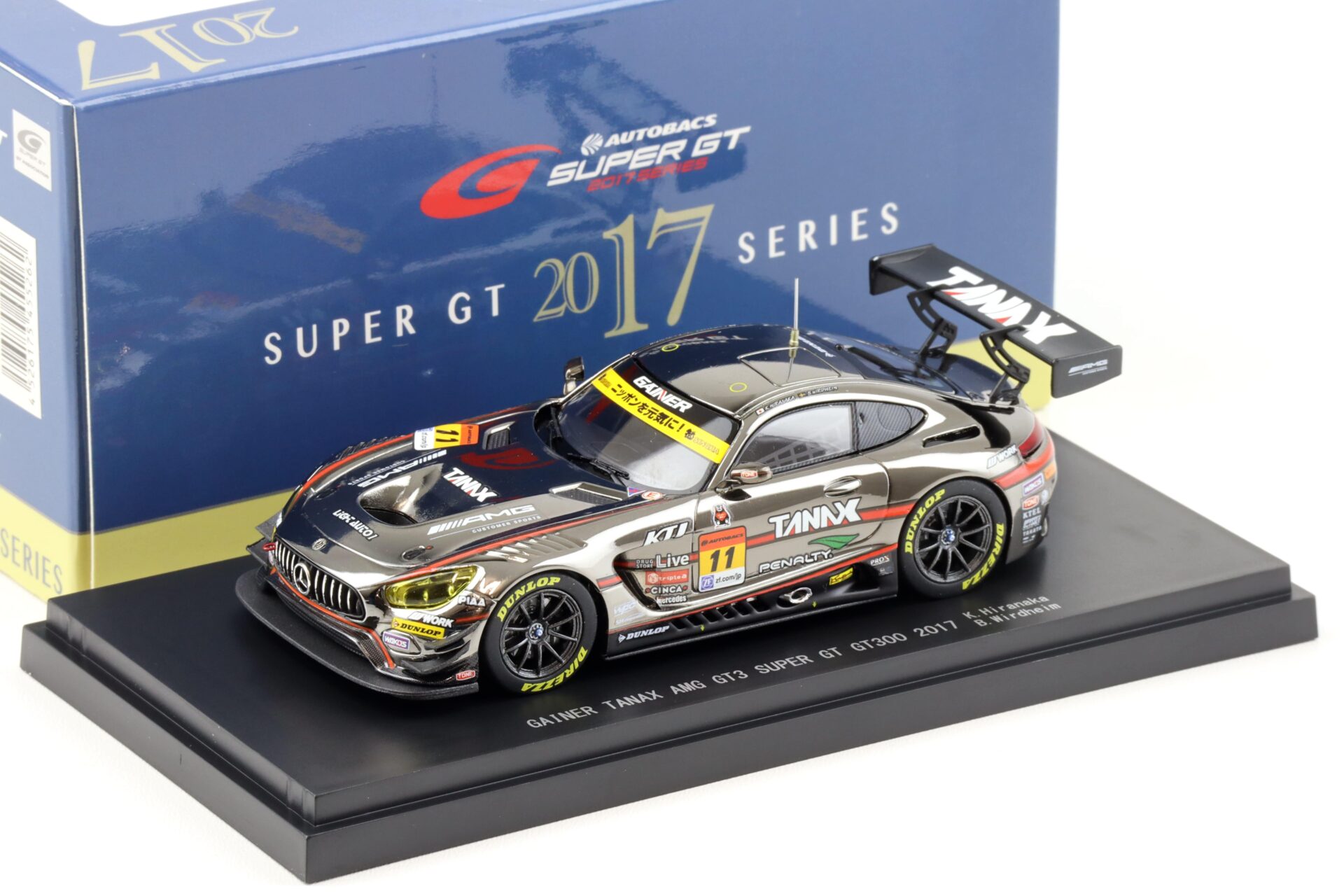 ID 94212 orig.jpg 1:43 Ebbro Mercedes AMG GT3 Super GT300 GAINER TANAX AMG 2017 #11 Hiranaka