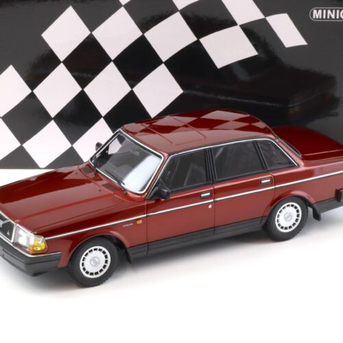 1:18 Minichamps Volvo 240 GL Limousine 1986 dark red metallic