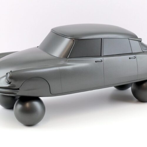 1:12 Norev Citroen DS 19 on balls 1959 Sculpture Skulptur full matt grey - Limited 100 pcs.