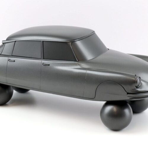 1:12 Norev Citroen DS 19 on balls 1959 Sculpture Skulptur full matt grey - Limited 100 pcs.