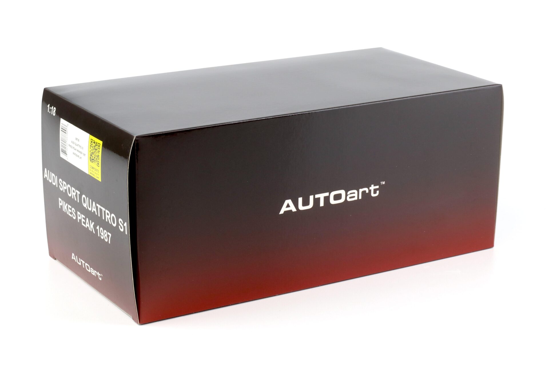 1:18 AUTOart Audi Sport Quattro S1 Pikes Peak 1987 Winner #1 Röhrl 88700