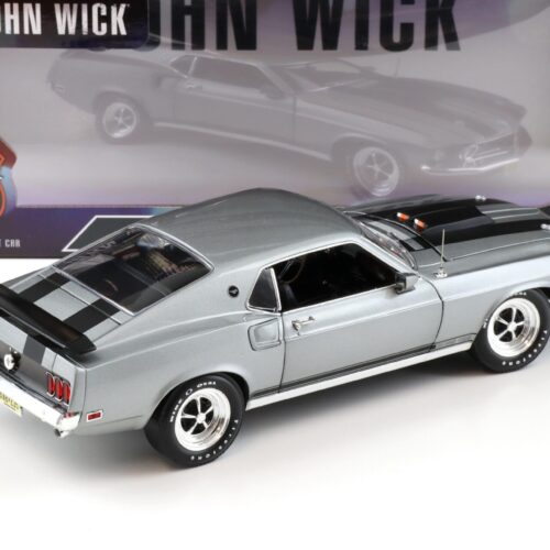 1:18 Highway61 Ford Mustang Boss 429 JOHN WICK grey/ black 1969