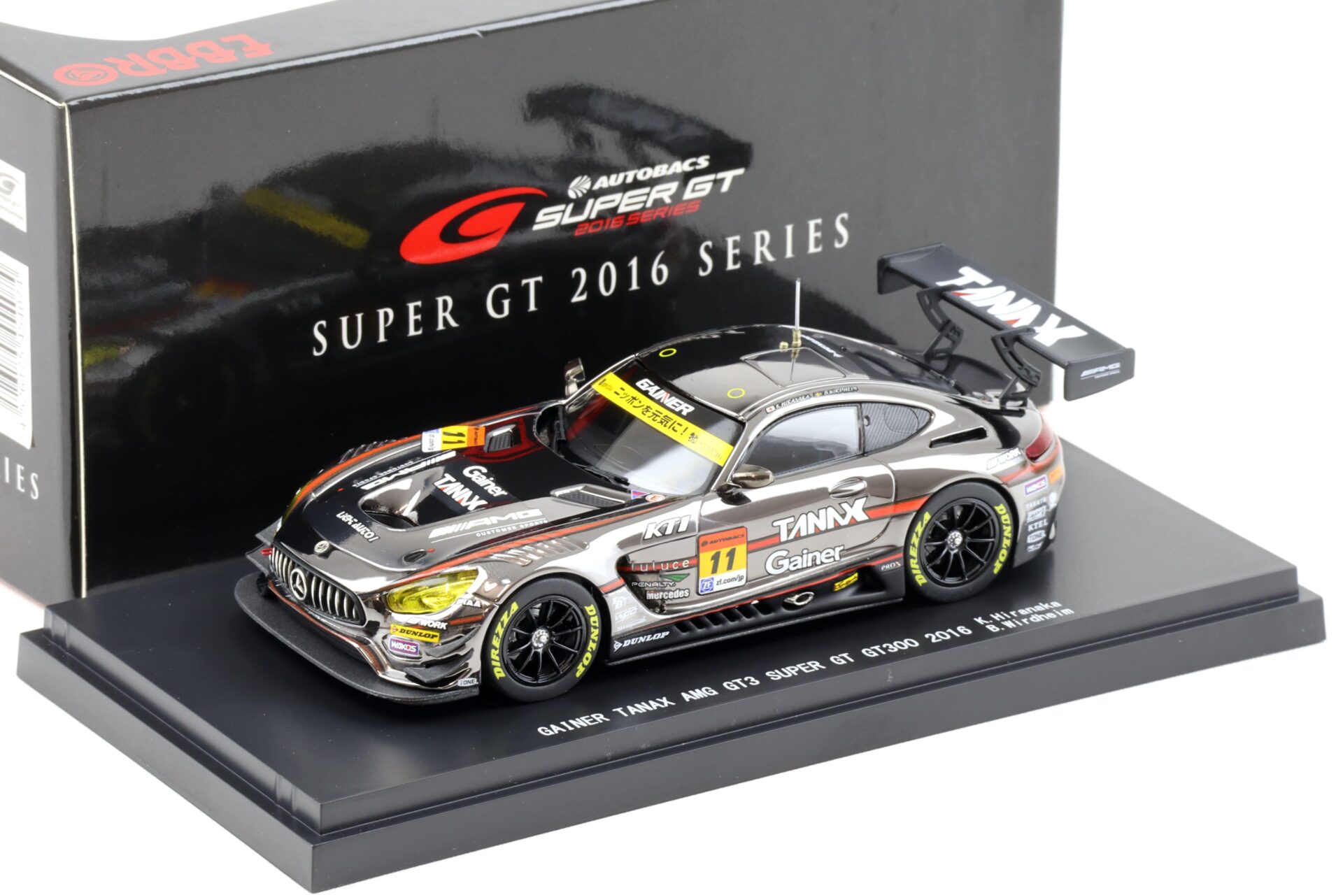 ID 94818 orig.jpg 1:43 Ebbro Mercedes AMG GT3 Super GT300 GAINER TANAX AMG 2016 #11 Hiranaka