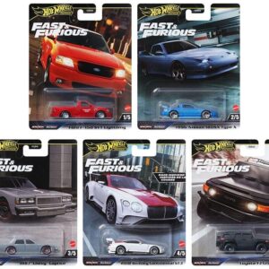 1:64 Hot Wheels Premium 2024 Fast & Furious SET 5 pcs. Ford, Bentley 979H