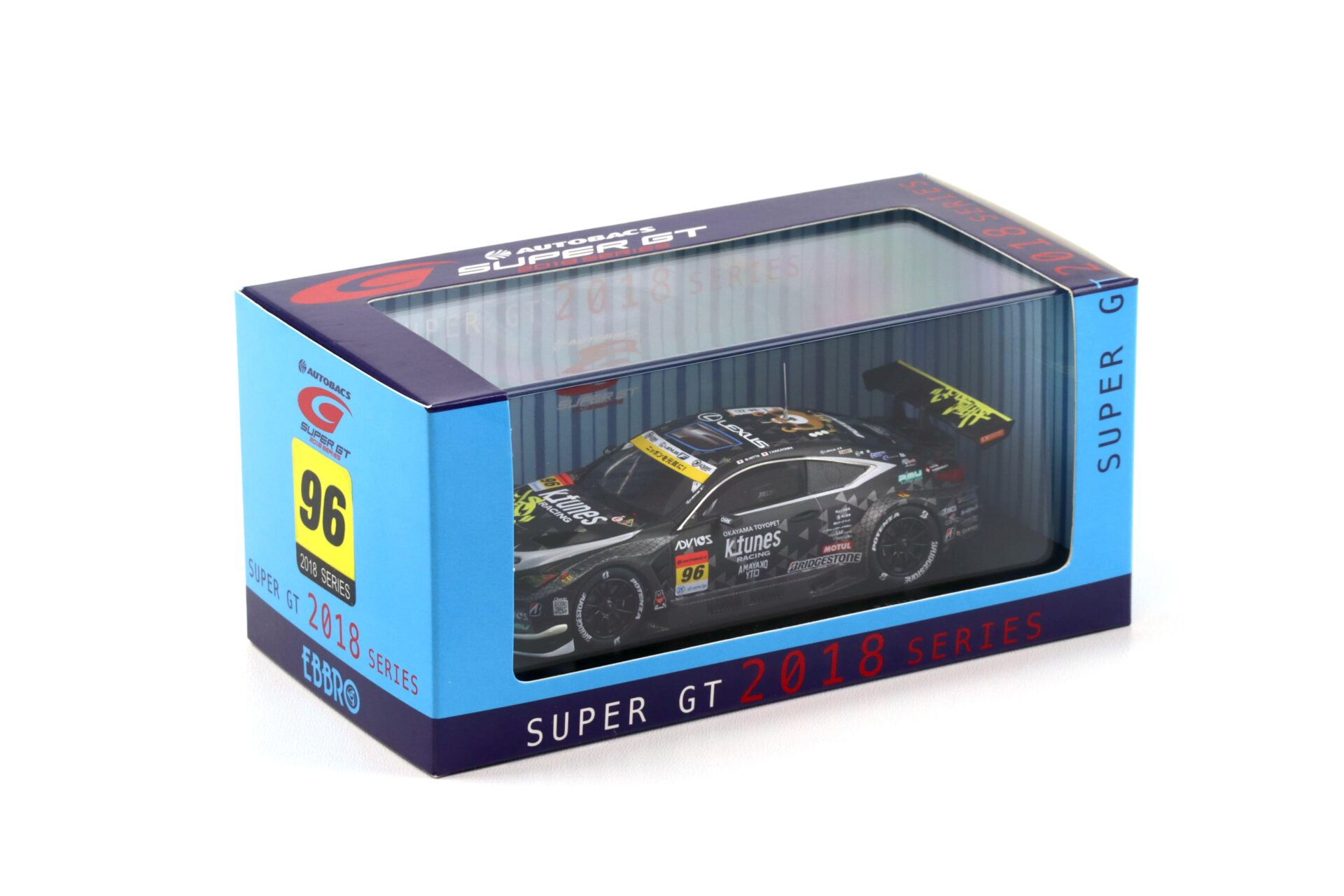 1:43 Ebbro Lexus RC F GT3 Super GT300 #96 K-Tunes RC F 2018 Nitta/ Nakayama