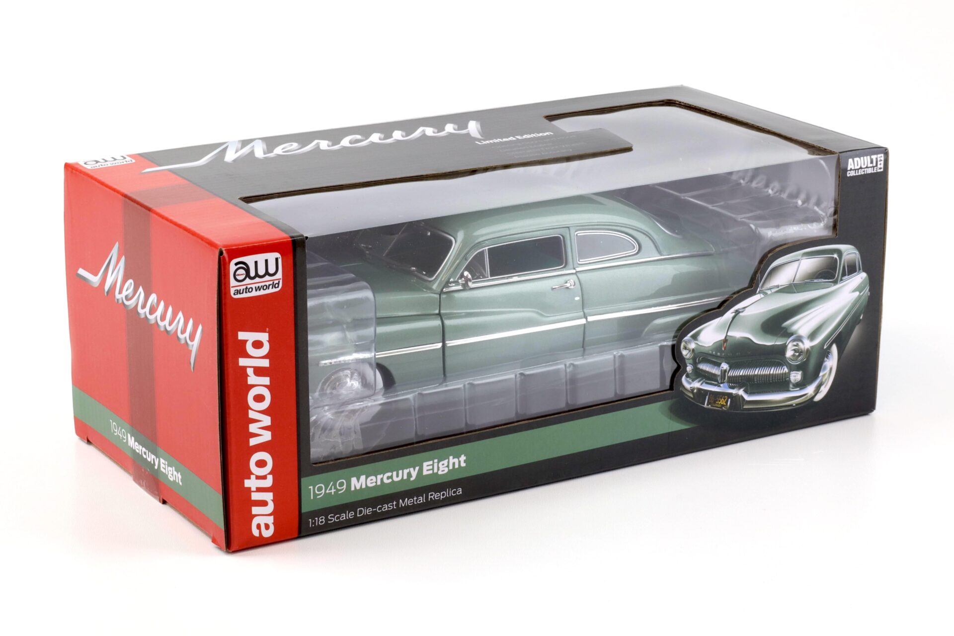 1:18 Auto World 1949 Mercury Eight Coupe Berwick green