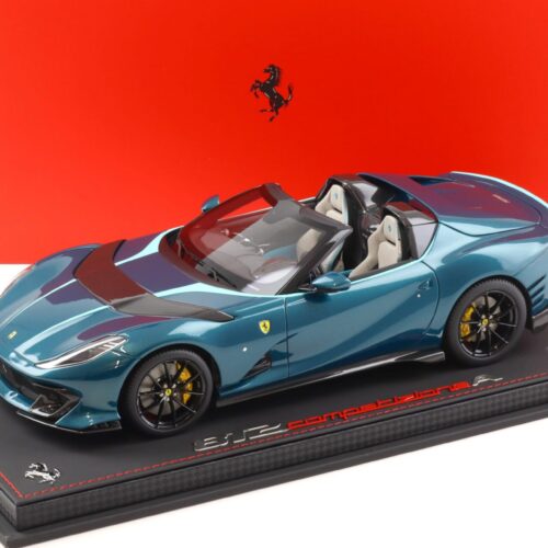 1:18 BBR Ferrari 812 Competizione A Aperta Blu Capri blue - Limited 90 pcs.