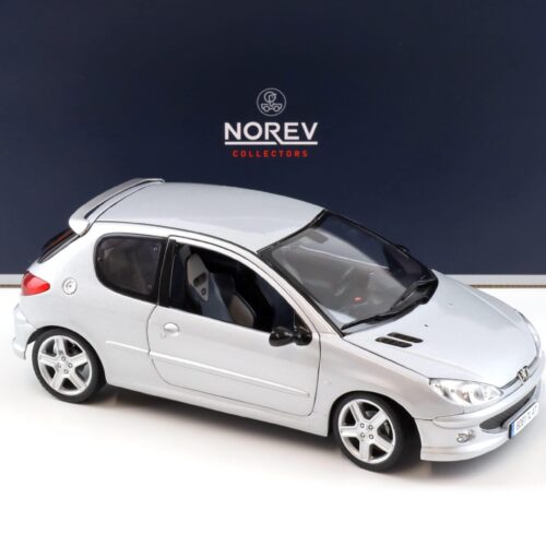 1:18 Norev Peugeot 206 RC Aluminium silver metallic 2003