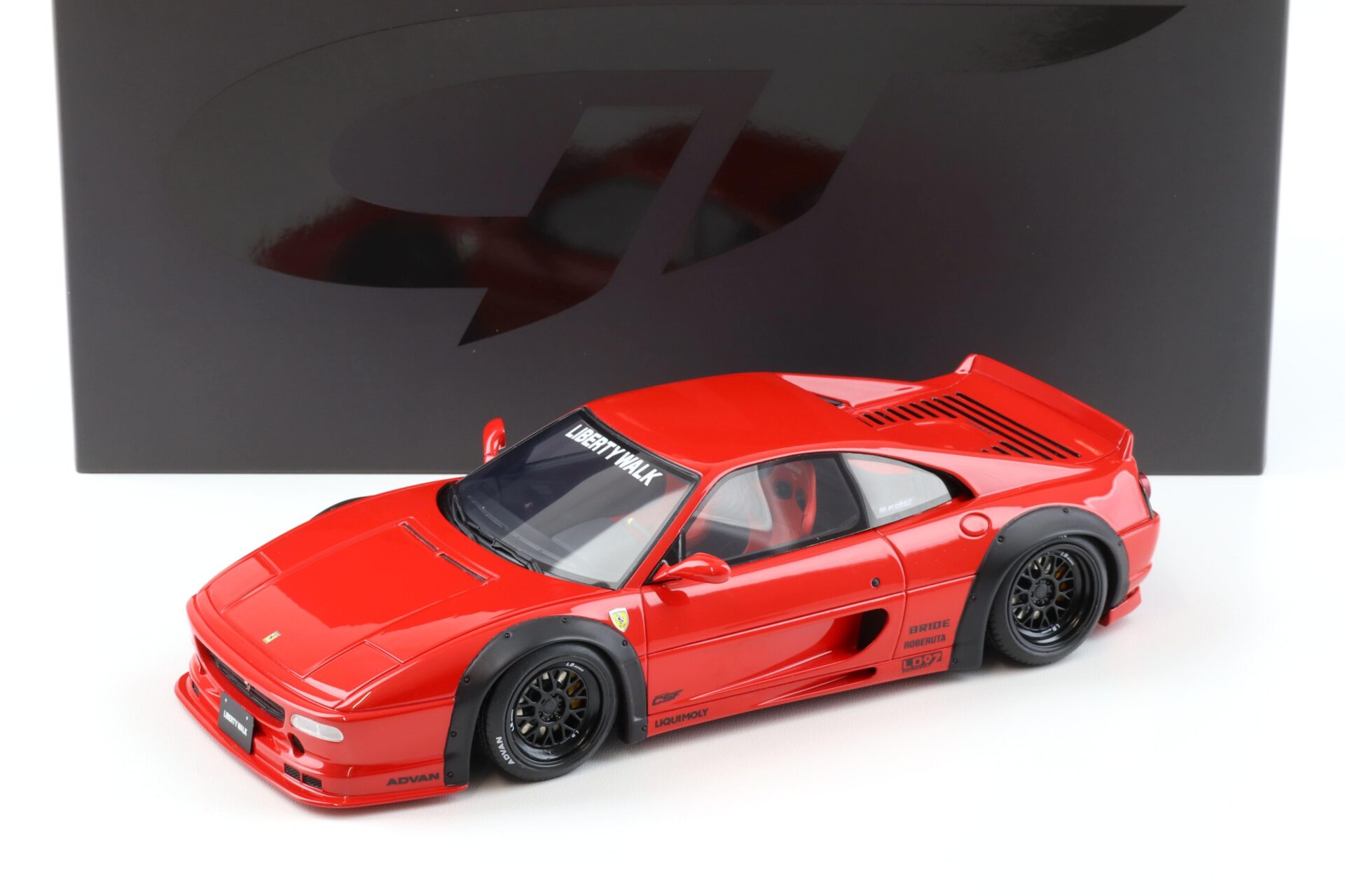 1:18 GT Spirit GT468 Ferrari F355 LB WORKS Liberty Walk 2023 Rosso Corsa red