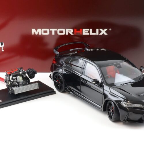 1:18 Motorhelix Honda Civic Type R (FL5) Crystal black pearl 2022 M85303