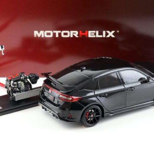 1:18 Motorhelix Honda Civic Type R (FL5) Crystal black pearl 2022 M85303