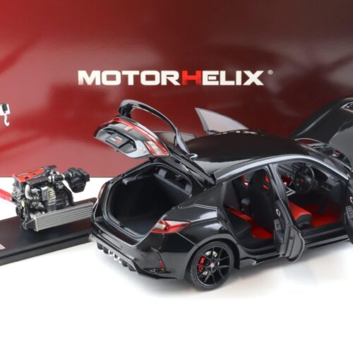 1:18 Motorhelix Honda Civic Type R (FL5) Crystal black pearl 2022 M85303