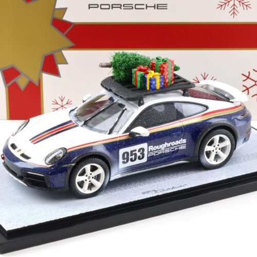 1:18 Spark Porsche 911 (992) Dakar Roughroads #953 XMAS snow WAP DEALER