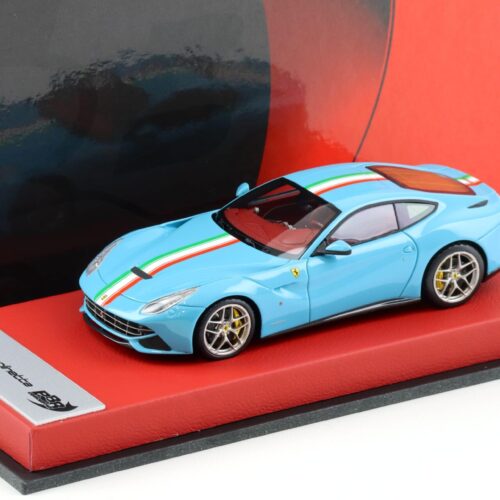 1:43 BBR Ferrari F12 Berlinetta Baby blue / Italy Flag - Limited 25 pcs.