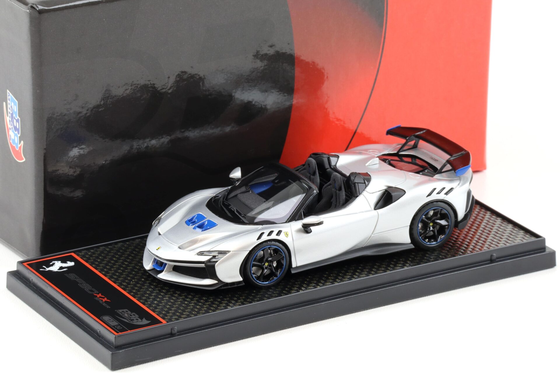 1:43 BBR Ferrari SF90 XX Spider Argento Nurburgring - Limited 30 pcs.