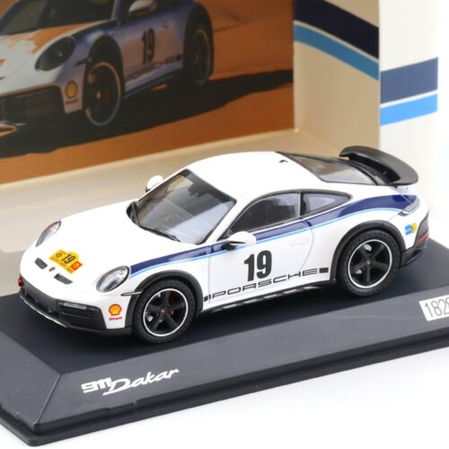 1:43 Spark Porsche 911 992 Dakar Rallye 1974 Design Kühne & Nagel WAP DEALER
