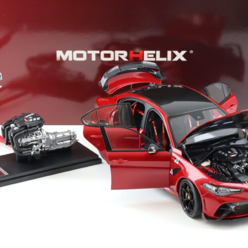 1:18 Motorhelix Alfa Romeo Giulia GTAm Rosso GTA red + engine Die-Cast M89007