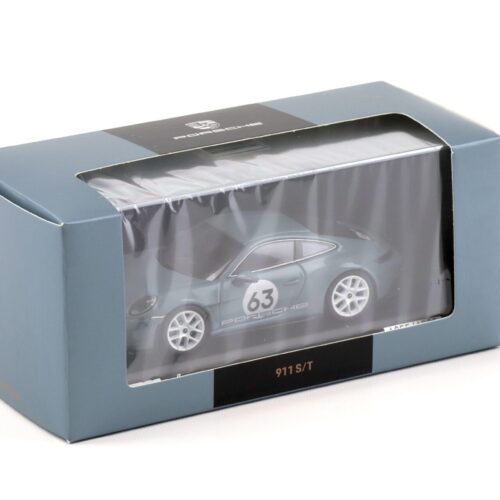 1:43 Spark Porsche 911 992 S/T Coupe Shoreblue #63 WAP DEALER