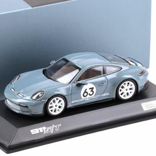 1:43 Spark Porsche 911 992 S/T Coupe Shoreblue #63 WAP DEALER