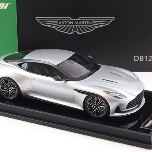 1:18 Motorhelix Aston Martin DB12 Coupe 2023 Lightning silver - Limited 99 pcs.