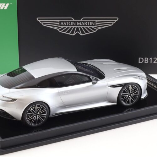 1:18 Motorhelix Aston Martin DB12 Coupe 2023 Lightning silver - Limited 99 pcs.