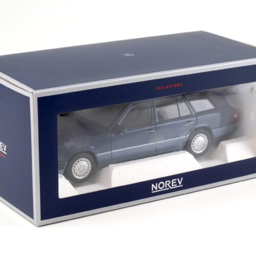 1:18 Norev Mercedes 300 D T-Model S-124 Nautical blue 1990 - Limited 1000 pcs.