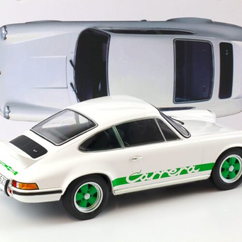 1:12 Norev Porsche 911 Carrera RS 2.7 white/ green 1973 - Image 3