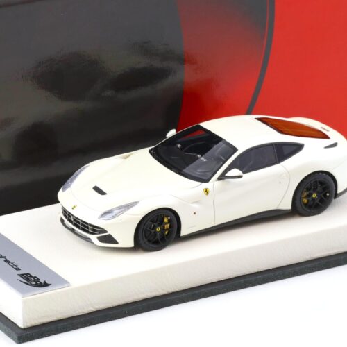1:43 BBR Ferrari F12 Berlinetta Fuji white matt/ white Base - Limited 15 pcs.
