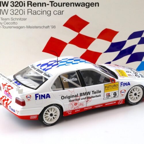 1:18 UT Models BMW 320i E36 STW 1998 Team Schnitzer #9 Cecotto DEALER VERSION