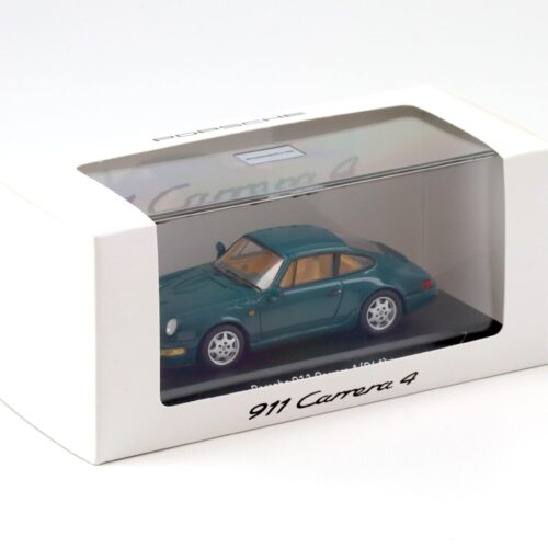 1:43 Spark Porsche 911 964 Carrera 4 Coupe Amazon green MAP Porsche Museum