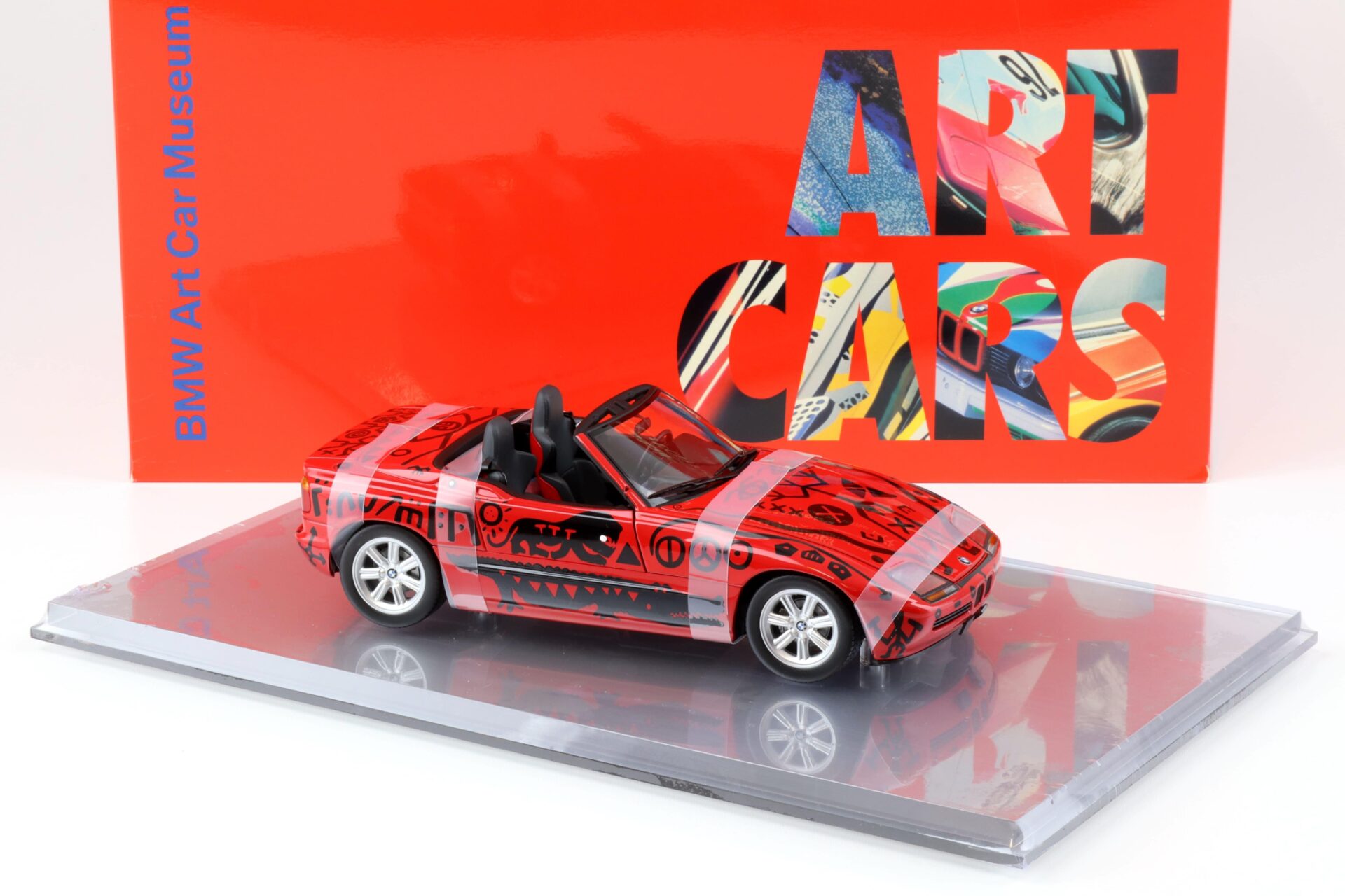 1:18 Minichamps BMW Z1 A.R. Penck 1991 ART CAR DEALER VERSION