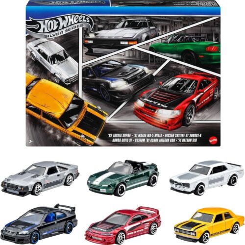 1:64 Hot Wheels 2025 Streets of Japan Deluxe box 6-pack JBY77 Toyota, Nissan, Honda