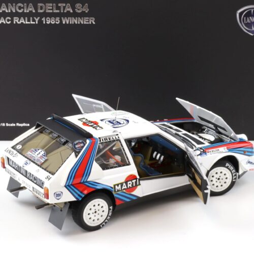 1:18 AUTOart Lancia Delta S4 RAC Rally 1985 Winner Toivonen/Wilson #6 Martini 88517