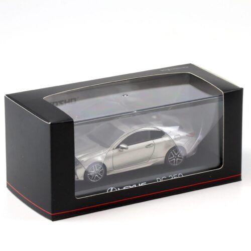 1:43 Kyosho Lexus RC 350 F Sport Coupe Sonic Titanium 03657T